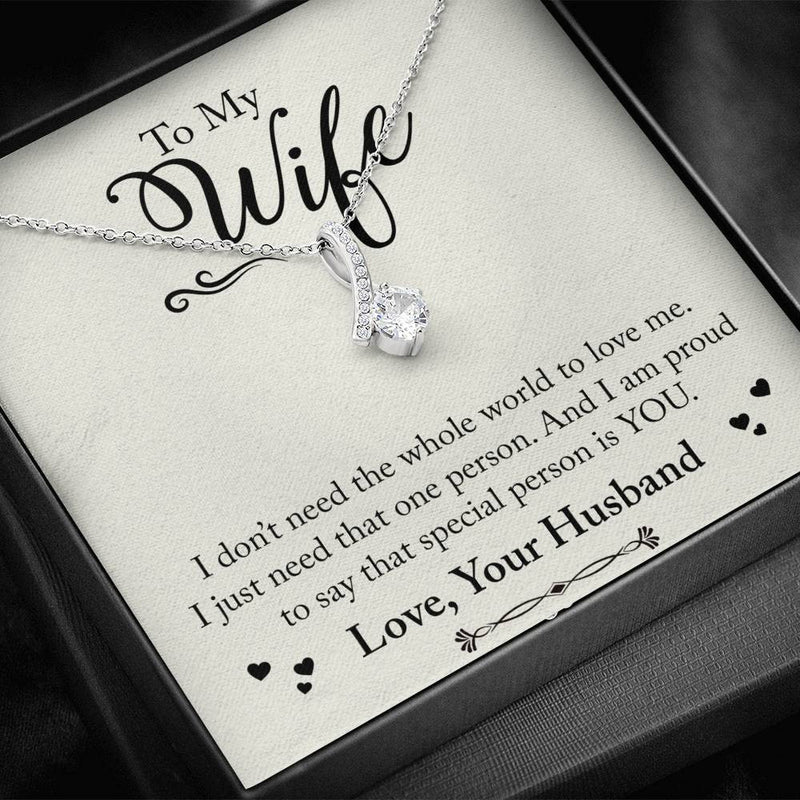 Best Gift For Wife - Pure Silver Necklace Gift Set