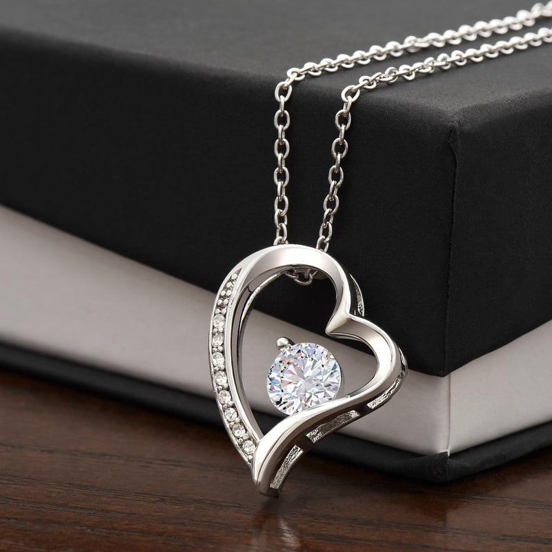 Special Romantic Gift For Soulmate - Pure Silver Heart Necklace Gift Set