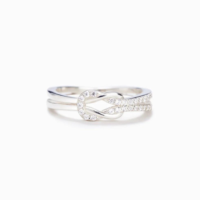 Eternal Love Knot Ring - 925 Sterling Silver