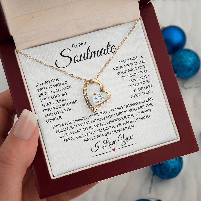 Heartfelt Gift For Soulmate Female - Pure Silver Heart Necklace Gift Set