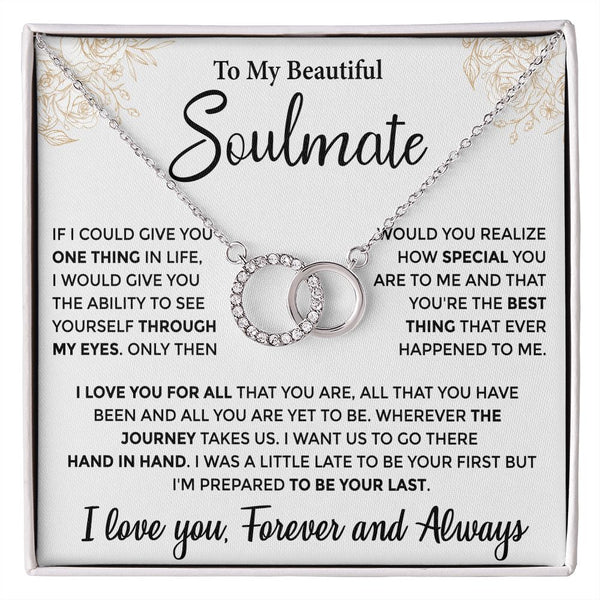 PERFECT PAIR SOULMATE ONE THING - 925 Sterling Silver Pendant Set