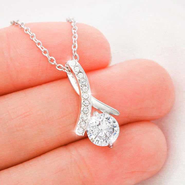 Eternal Rose Dome 925 Sterling Silver Necklace Gift Set