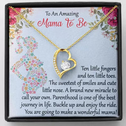 Amazing Gift for Pregnant Woman - Pure Silver Necklace Gift Set