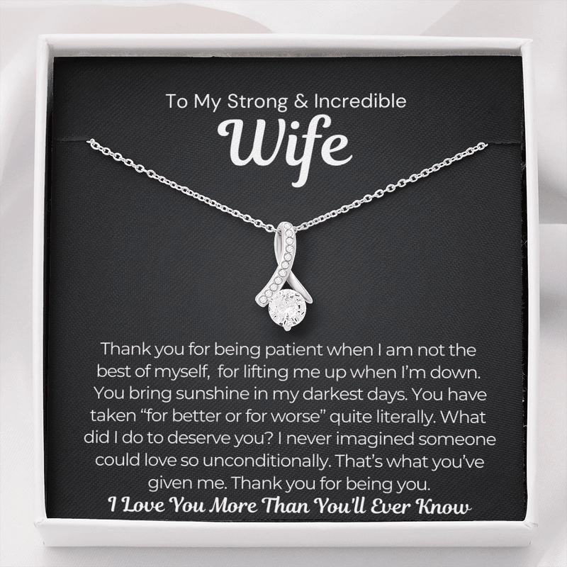 Lovely Gift For Wife 2025 - Pure Silver Necklace Gift Set