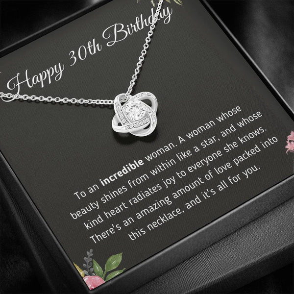 Unique 30th Birthday For Her 2025 - Pure Silver Necklace Gift Set