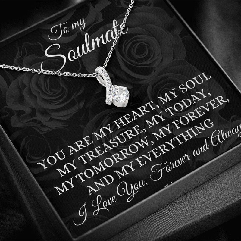 Best Gift For Female Soulmate 2025- Pure Silver Necklace Gift Set