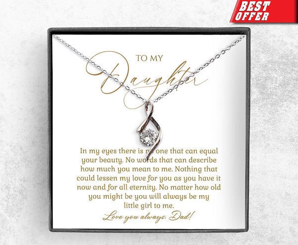 Most Special Gift For Daughter 2024 - Pure Silver Swirl Necklace Gift Set