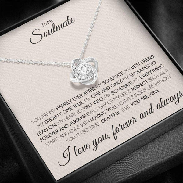 Perfect Heartfelt Gift For Soulmate - Pure Silver Necklace Gift Set