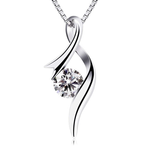 Best Gift From Brother To Sister - 925 Sterling Silver Swirl Necklace Gift Set