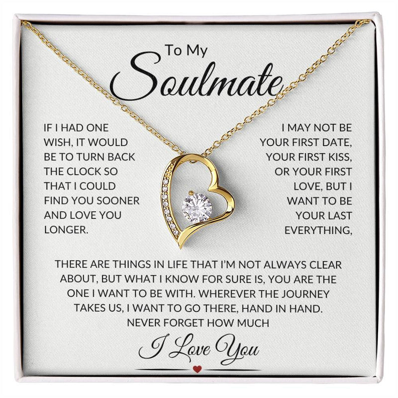 Heartfelt Gift For Soulmate Female - Pure Silver Heart Necklace Gift Set