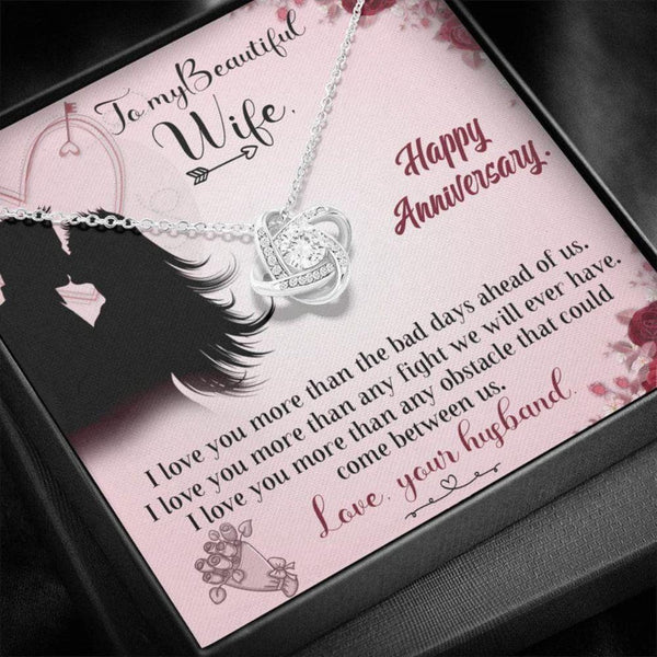 Special Marriage Anniversary 2025 Gift For Wife - Pure Silver Necklace Gift Set