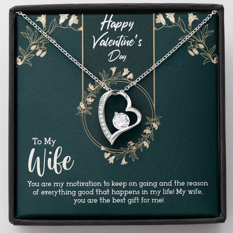 Best Valentine Gift For Wife - Pure Silver Necklace Gift Set